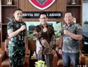 Kasdam XIV/Hasanuddin Sambut Ketua PWI Sulsel, Sepakat Perkuat Sinergi dan Akurasi Informasi