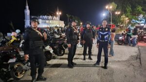 Brimob Sulsel Patroli Malam Minggu di Parepare, Sasar Pertokoan hingga Kawasan Pantai